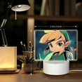 thumbnail image 6 of The Legend Of Zelda Rectangular Acrylic Night Light Adjustable 3 Light Modes USB Cable Lamp Light Display Base LED Light For Bookshelves Desk Bedside Tables Child Room Bedroom, 6 of 9