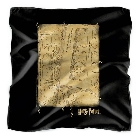 Harry Potter Marauder's Map Interior Bandana (21 in x 21 in)