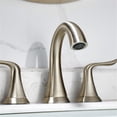thumbnail image 4 of Vinnova Beverly 8" Two Handle Widespread Bathroom Faucet in Nickel, 4 of 5