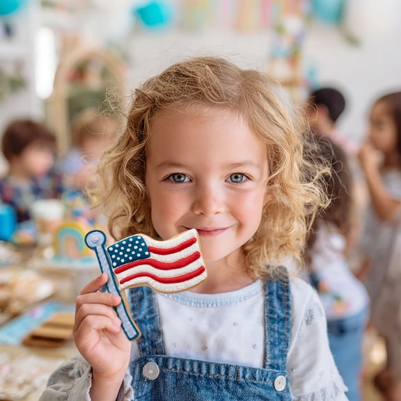 Ann Clark Flag Cookie Cutter 4.75", Made in USA