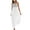 White, variant on AOOCHASLIY Clearance Classic Women Summer Dresses One Shoulder Dresses Casual Flowy High Low Sequin Maxi Dress