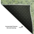 thumbnail image 5 of Addison Rugs Mayfield Premium Machine Washable Transitional Lattice Green Rectangle Rug, 9' x 12', 5 of 7