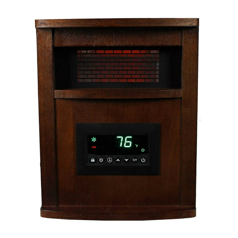 LifeSmart LifePro 6 Element 1500W Infrared Quartz Indoor Space Heater -  Walmart.com