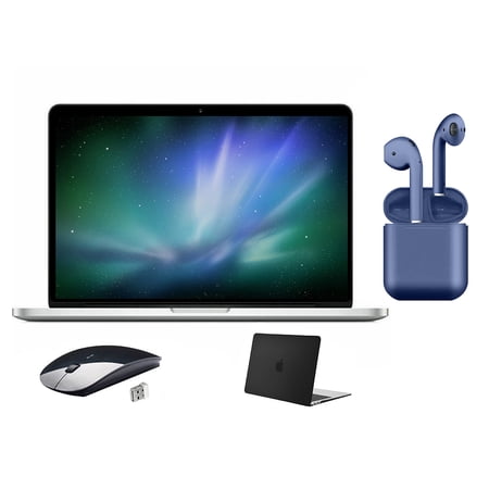 UPC: 0685642753813 | Restored Apple MacBook Pro 13.3-inch 500GB HDD 4GB RAM Intel Core i5 Bundle: Black Case  Wireless Mouse  Bluetooth/Wireless Airbuds By Certified 2 Day Express (Refurbished)