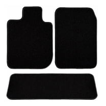 GGBAILEY Toyota Highlander Black Classic Carpet Car Mats / Floor Mats, Custom Fit for 2014, 2015, 2016, 2017, 2018, 2019 - Driver, Passenger & Rear Mat