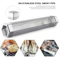 thumbnail image 4 of Tube de Fumée pour Fumoir à Granules, Tube de Fumée Portable en Acier Inoxydable pour Barbecue pour des Saveurs Inoubliables, Fonctionne avec Tous les Grils et Fumoirs, Grande Capacité (Fumage à Chaud Ou à Froid), 4 of 5