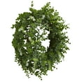 thumbnail image 2 of Nearly Natural Eucalyptus Wreath, 18.0" (Assorted Colors), 2 of 6