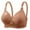 Khaki, variant on Ohufall Wireless Support Bras For Women Plus Size Push-up Full Coverage Bras Wirefree Bralette Comfort Everyday Bra, 36B/C-50B/C