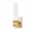 thumbnail image 2 of Hunter - Lenlock 1-light Alturas Gold, Small Sconce Light, Dimmable, Modern Style, for Bedrooms, Dining, Living Rooms - 19904, 2 of 6