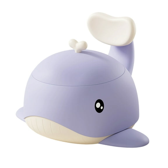 Whale Themed Portable Potty Chair for Toddler Nonslip Base Easy Assembly Toilet Training Assist Indoor Outdoor