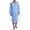 Light Blue, variant on ZZwxWA Men's Cotton Nightshirt Thin Long Sleeve Henley Neck Button Long Sleepwear Soft Nightgown for Sleeping Sleep Shirt 50% Off Clear