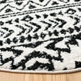 thumbnail image 3 of SAFAVIEH Tulum Lakisha Oriental Area Rug, Ivory/Black, 12' x 12' Round, 3 of 7