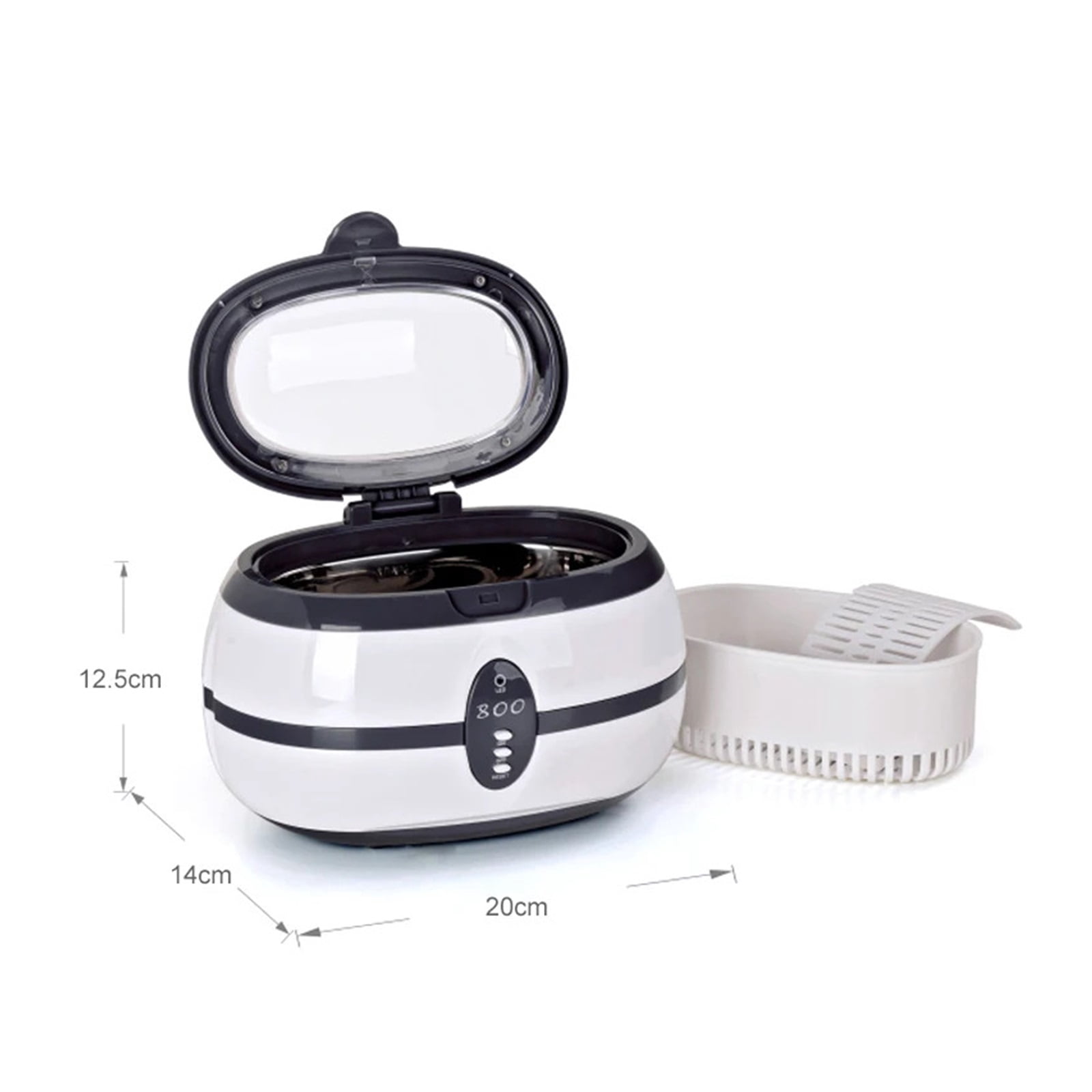 Ultrasonic Cleaner Ultra Bath Cleaner Mouth Guards Jewelry Watch Glasses Ultrasound