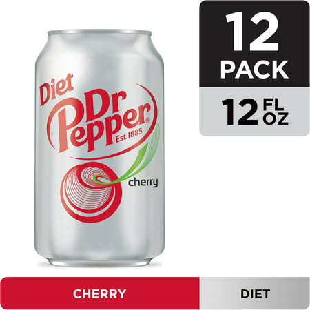 UPC 078000099164 product image for Diet Dr Pepper Cherry Soda, 12 fl oz cans, 12 pack | upcitemdb.com