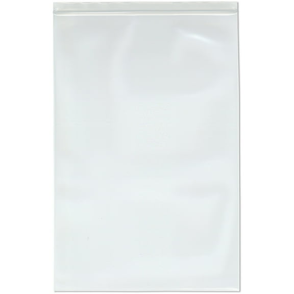Plymor 12" x 18" (Pack of 50), 8 Mil Extra Thick Heavy Duty Zipper Reclosable Plastic Bags