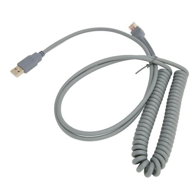Cable de escáner de código de barras cable de escaneo resistente al desgaste 3 metros fácil de usar para LS2208