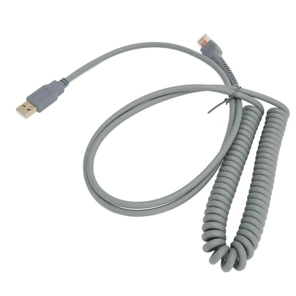 Barcode Scanner Cable, Scan Cable Plug And Play Durable Easy To Use ABS For Ls4208