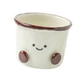 thumbnail image 4 of Taza de café de cerámica, taza de té, linda taza portátil para el hogar o el trabajo, taza de porcelana, regalo para sin mango, 4 of 9