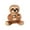 Light Brown, variant on YATAV Adorable Palm Pals Sloth Stuffed Animal & Slomo Sloth Plush - Everlasting Partner - Collectable Fun - Brown 8 Inches