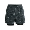 thumbnail image 5 of Athletic Works Men's and Big Men's 2 in 1 Gym Shorts with Liner, 6" & 8" Inseams, Sizes S-3XL, 5 of 5