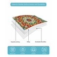 thumbnail image 5 of Quilts Twin XL Size, Boho Flower Soft Comforter Bedding Set for Bed, Yellow Green Bohemian Colorful Medallion Lightweight Quilted Bedspread with Pillow Cover(2 Pieces) for All Season, 68x98 Inch, 5 of 6
