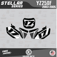 thumbnail image 2 of Kalair GFX Graphics Kit for Yamaha YZ250F (2003-2005) Stellar Series, 2 of 5