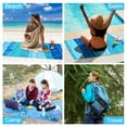 thumbnail image 4 of Microfiber Beach Towel, Oversized Pool Towel 72" x 36", Sand-Free Beach Towel, Quick Drying, Super Absorbent, Soft Breathable(2 Pack Sea Floor+Turtle), 4 of 7