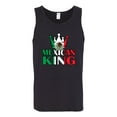 thumbnail image 2 of Wild Bobby Mexican King Latin Pride Men Graphic Tank Top, Black, Small, 2 of 5