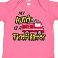 thumbnail image 4 of Inktastic My Aunt is a Firefighter with Fire Truck Boys or Girls Baby Bodysuit, 4 of 5