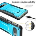 thumbnail image 5 of FITO For Google Pixel 8 Case, Rubber Shockproof Full-Body Phone Case with Kickstand (Blue), 5 of 8