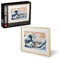 thumbnail image 1 of LEGO Art Hokusai – The Great Wave, 3D Japanese Wall Art, Framed Ocean Canvas Picture for Home or Office Décor, Creative Arts & Crafts Kit, 31208, 1 of 6