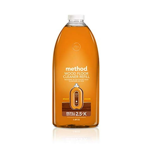 Method Squirt   Mop Hardwood Floor Cleaner Refill, Almond, 68 Ounce