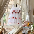 thumbnail image 2 of Baby Girls Summer Dress Sleeveless Strap Strawberry Print Dresses for Kids Little Girl Casual Daily Clothes, 2 of 6
