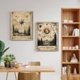 thumbnail image 4 of Singg 3 Pieces Gothic Vintage Celestial Canvas Wall Art, Vintage Tarot Canvas Wall Decor, Mysterious Sky Astrology Picture Poster Prints for Living room Bedroom Office Decores, 4 of 6