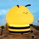 thumbnail image 1 of Lámpara nocturna YeyExin Bee para niños de silicona, 7 colores, recargable, 1 of 6
