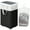 White & Black, variant on Timeyard 75L Rolling Laundry Hamper with Wheels and Removable Mesh Bag, Large Clothes Hamper Organizer for Bathroom, White & Blue