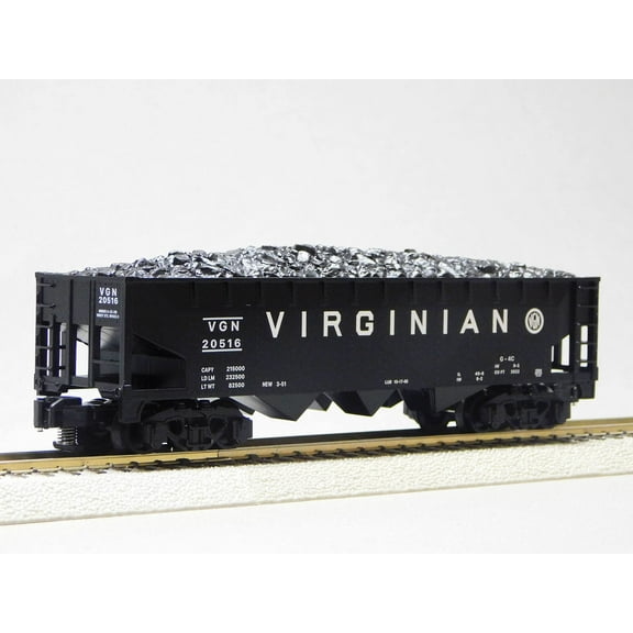 Lionel American Flyer Virginian 3 Bay Coal Hopper #20516 S Gauge