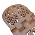 thumbnail image 2 of Large Carved Rounded Top Wooden Qur’An Stand – 15″, 2 of 4