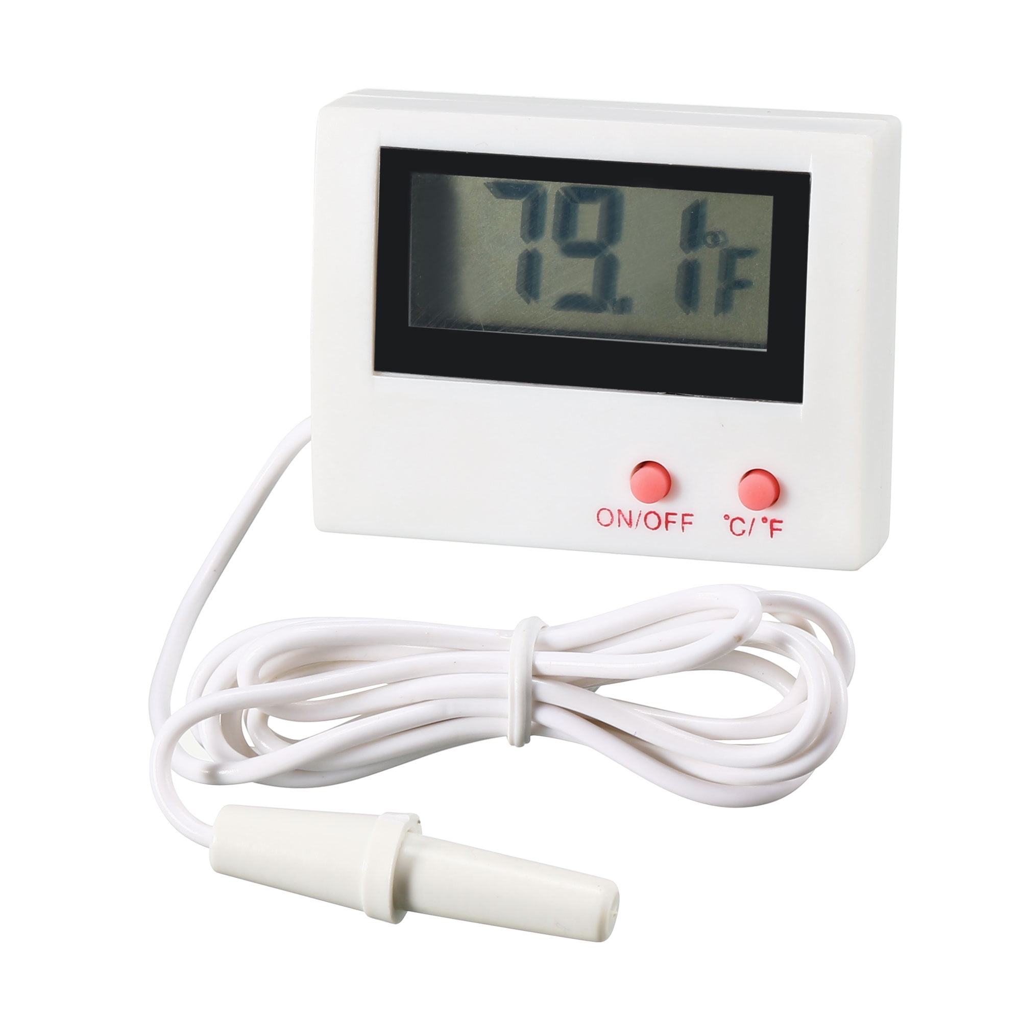 Mini Digital Temperature Meters Gauge White Indoor Thermometer LCD Display °C / °F
