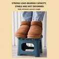 thumbnail image 2 of yilyih Folding Step Stool Step Stool Plastic Foldable Step Stools Non-Slip Surface with Carry Handle Collapsible Stool for Camping Hiking Fishing Bbq Foldable Step Stool Stool, 2 of 9