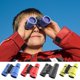 thumbnail image 4 of ¡Oferta! Binoculares de juguete para regalos de fiesta para niños, binoculares para niños de 3 a 7 años, binoculares portátiles con lente de 4 aumentos para niños, regalos para binoculares para niños, 4 of 4