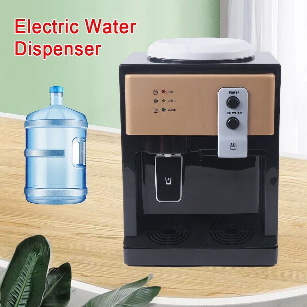 Wuzstar Top Loading Electric Hot/Cold Water Dispenser Cooler Countertop Water Cooler 5 Gallon for Home Office Use