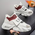 thumbnail image 2 of Men's Winter Thermal Low-Top Sneakers - Warm PU Upper & PVC Sole, Lace-Up for Outdoor, Casual, Sports - Cold Weather Traction, Low-Top Round Toe (Low-Top Ankle) - Ideal for Ice & Snow, 2 of 9