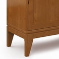 thumbnail image 6 of Harper 30 inch Wide Solid Hardwood Mid-Century Modern Low Storage Cabinet in Teak Brown, 6 of 8