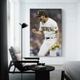 thumbnail image 3 of Yu Darvish Canvas Poster Canvas Art Poster and Wall Art Picture Print Modern Family bedroom Decor Posters 16x24inch(40x60cm), 3 of 6