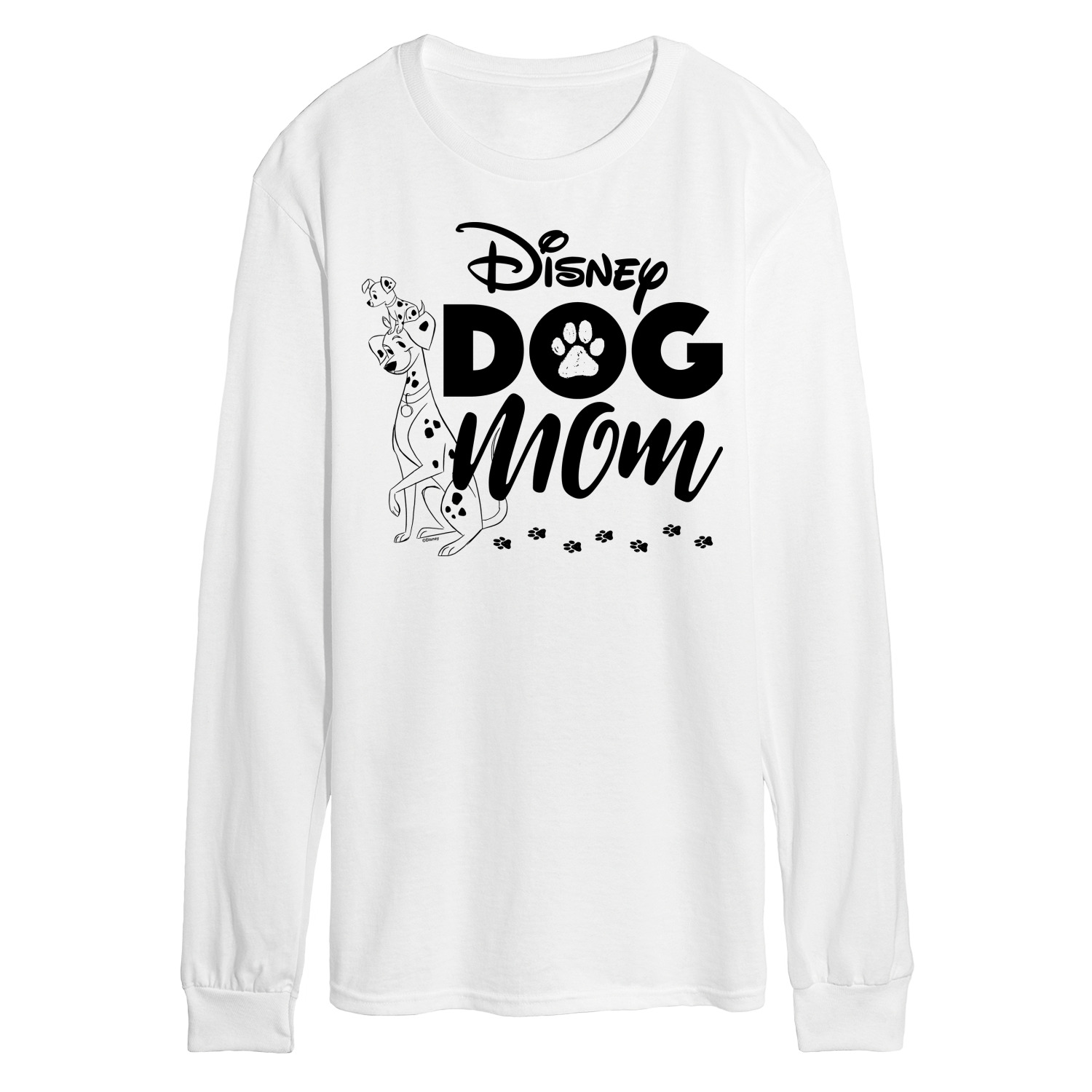 Disney Classics Cats & Dogs Disney Dog Mom Men's Long Sleeve T