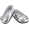 Springfield Collection Ballet Slippers-Silver, Pk 4, Springfield Collection