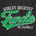 thumbnail image 2 of Mens Worlds Greatest Funcle Funny Fun Uncle Gift Sarcastic Novelty Cool T shirt Graphic Tees, 2 of 7