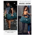 thumbnail image 3 of Bolsa de gimnasio WISEPACK, bolsa de viaje impermeable con compartimento para zapatos, 3 of 8