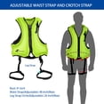 thumbnail image 7 of OMOUBOI Floatage Jackets Adult Lightweight Inflatable Snorkel Vest with Adjustable Leg Straps for Men Women Suitable for 90-220lbs for Snorkeling Diving Swimming Outdoor Water Sports-Green, 7 of 7